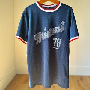 Miami Jersey-Style Shirt | Blokecore Streetwear 🔥 |  Unisex Sizing M | Classic